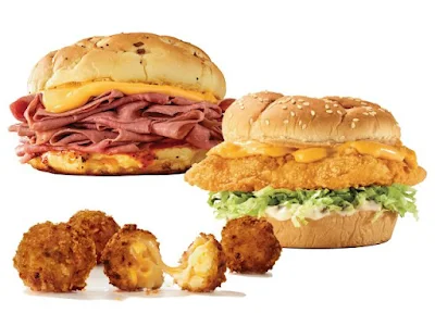 Arby's Cheddarthon deal choices.