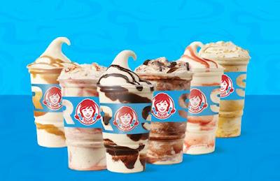 Wendy's Frosty Swirls and Frosty Fusions.