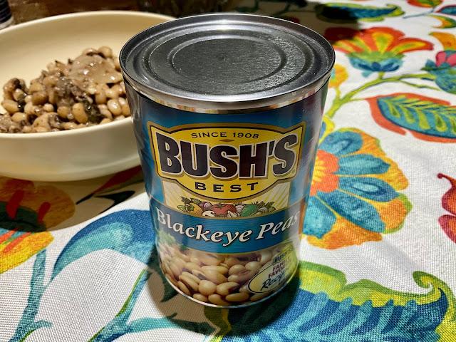 can of Bushes Blackeye peas