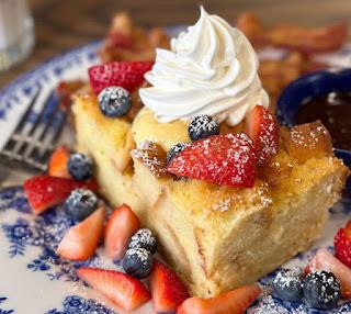 Cracker Barrel's Fresh Berry French Toast Bake.