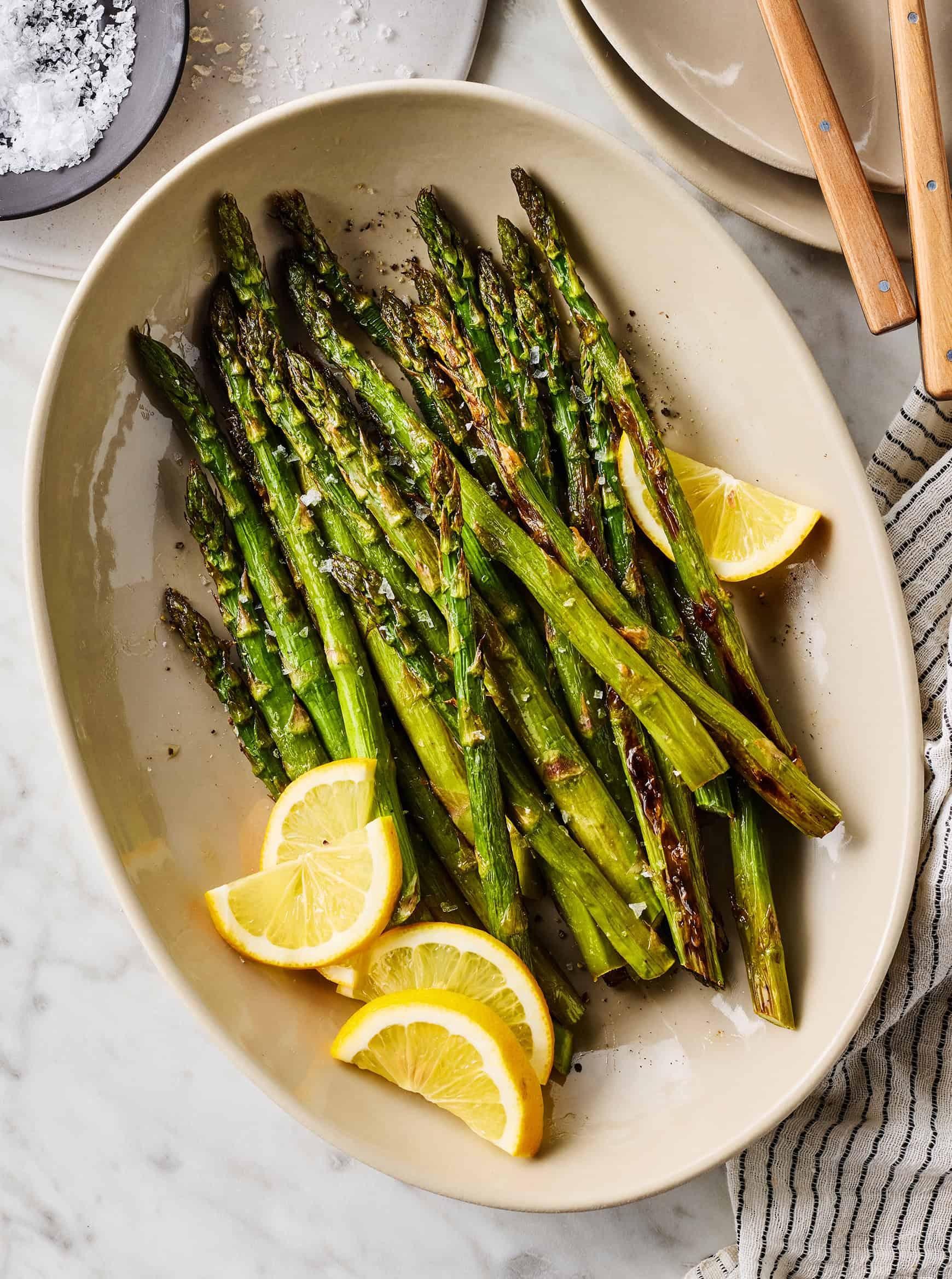 Oven roasted asparagus
