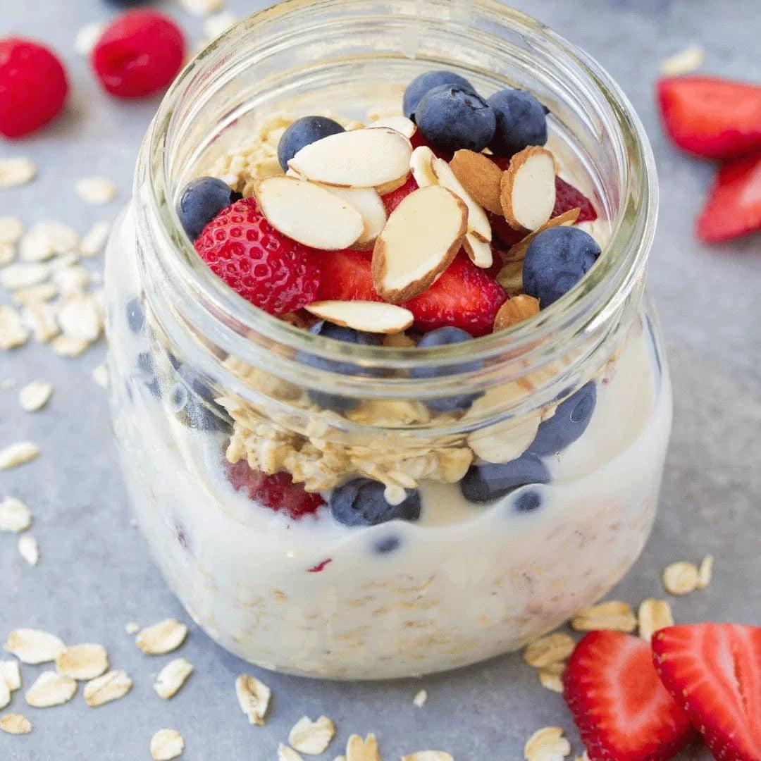 Blueberry protein oatmeal