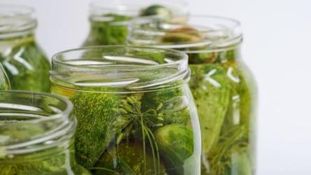 Brine from jars of pickled vegetables is a great base for vinaigrettes, ragus and tuna sandwiches.