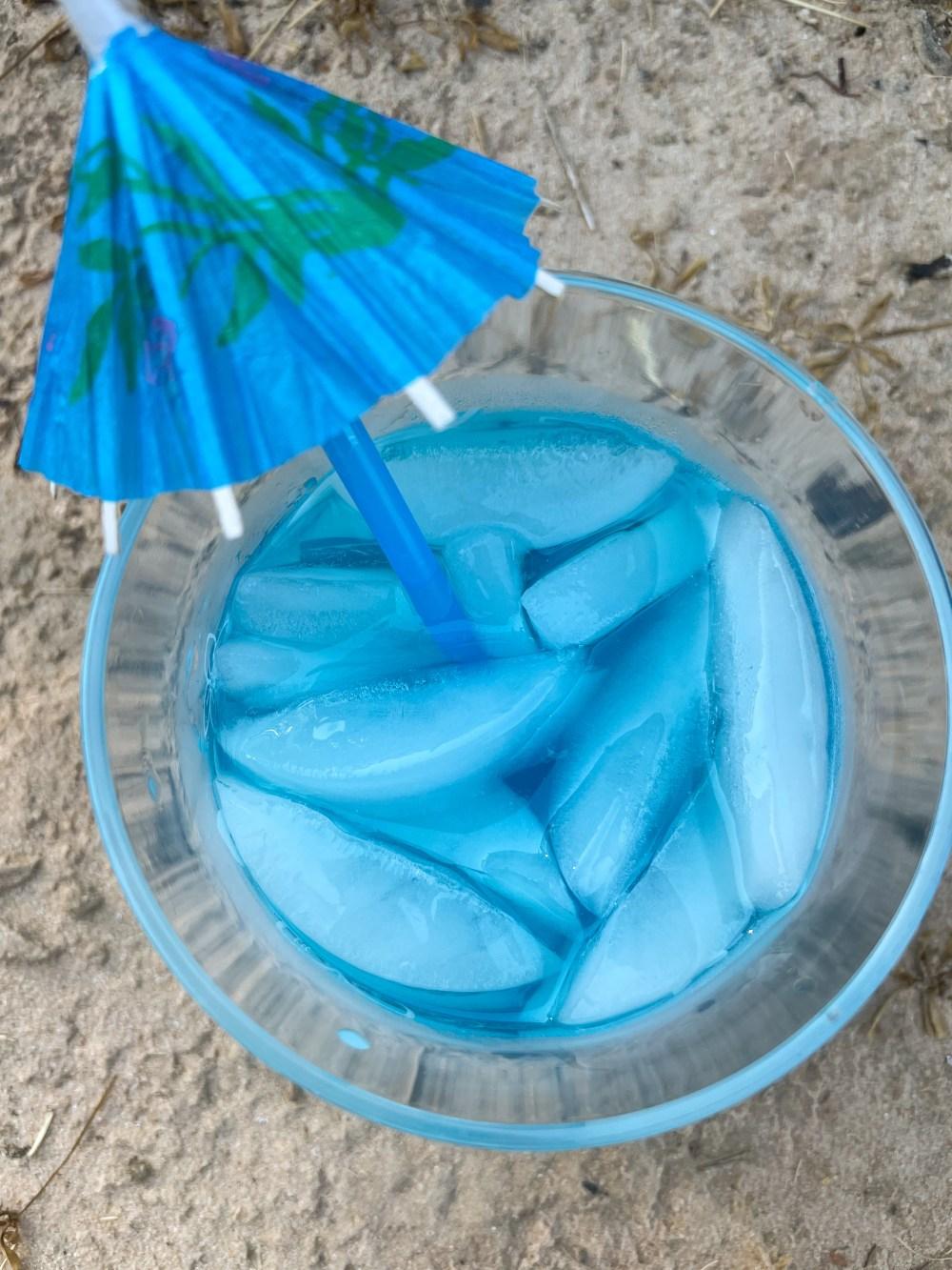 Deep Water Blue Cocktail