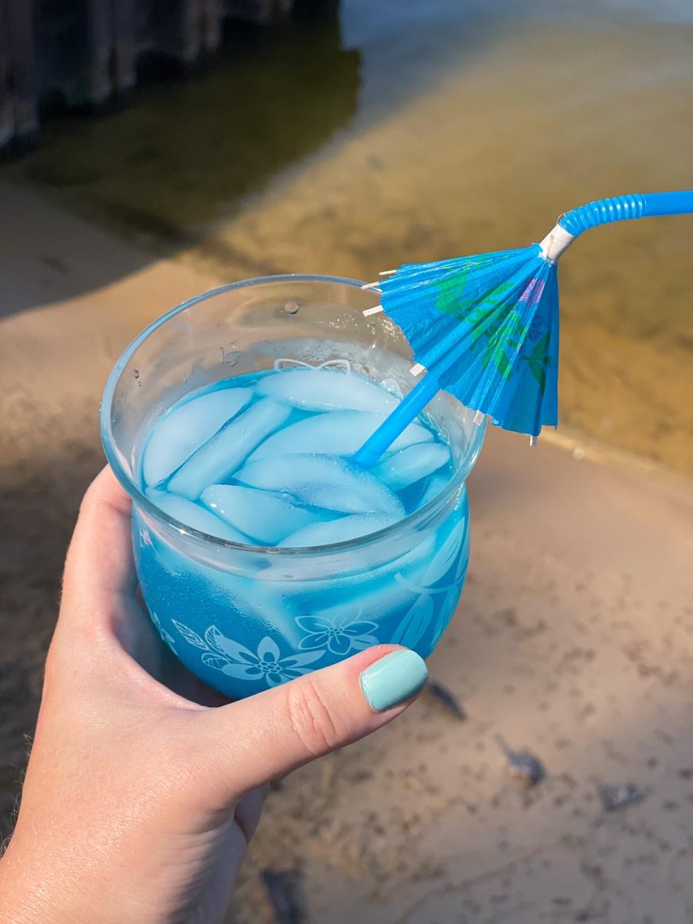 Deep Water Blue Cocktail
