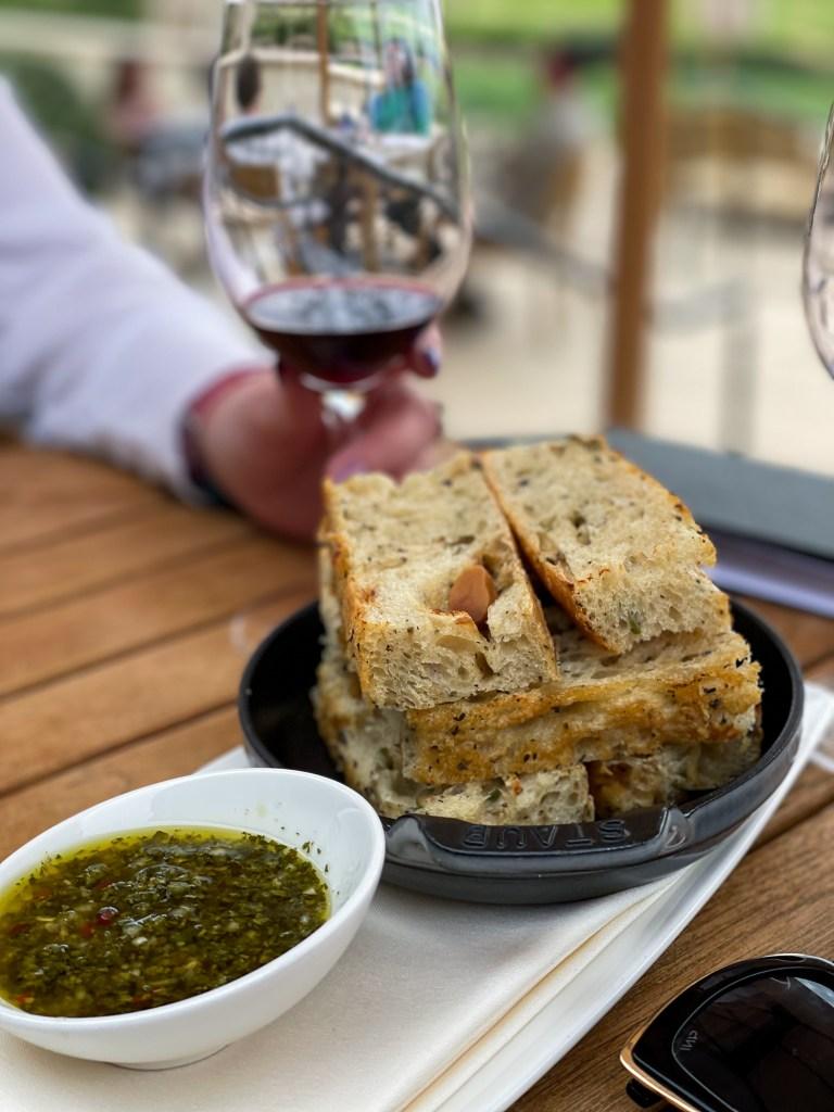 Focaccia Justin Winery