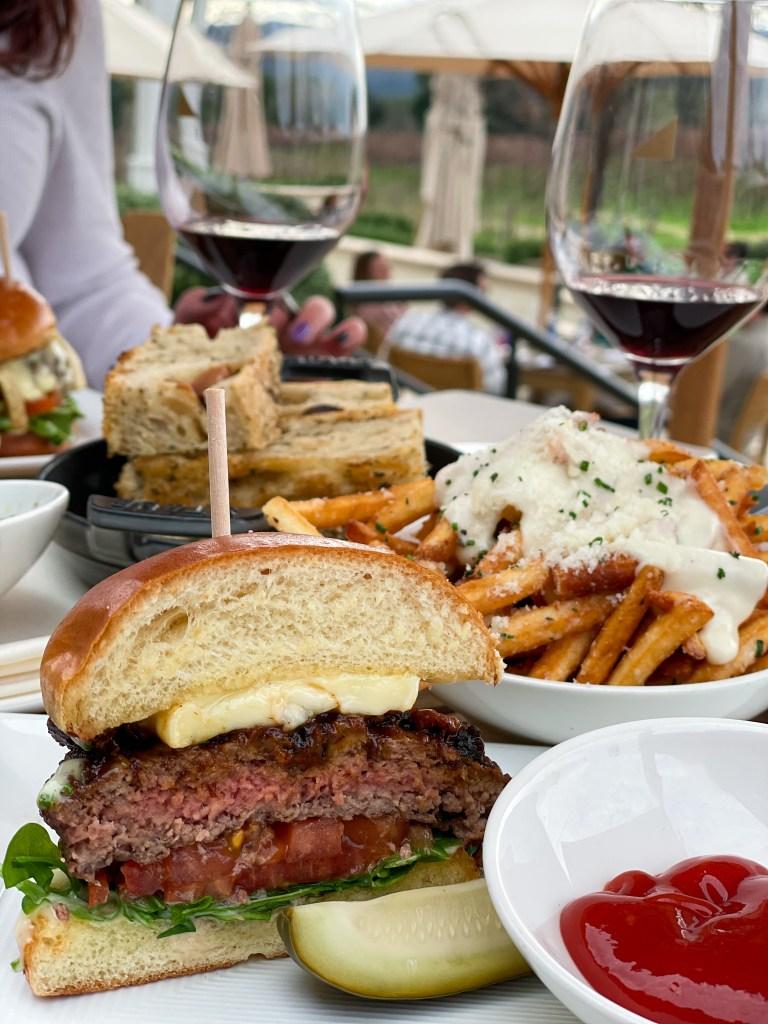 Justin Vineyard Burger