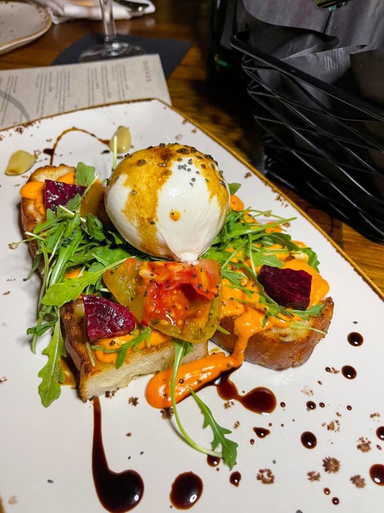 Burrata at Cello Ristorante