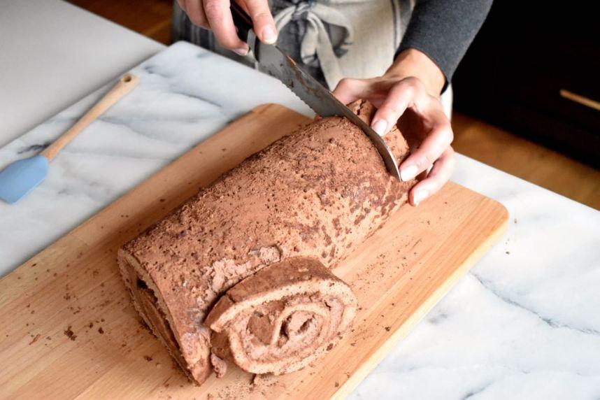 Yule log, tronco de Navidad, Mama Ía blog