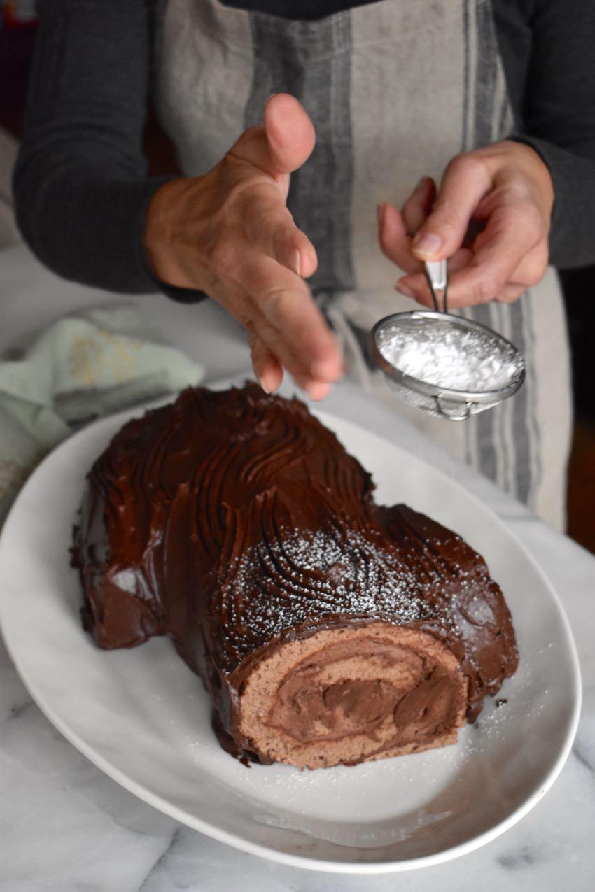 Yule log, tronco de Navidad, Mama Ía blog