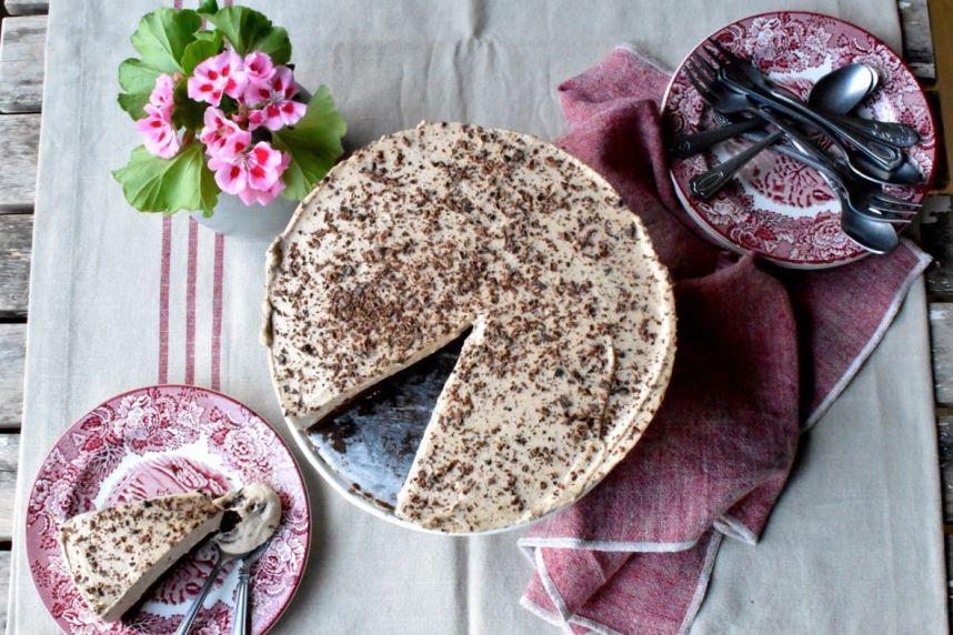 Chocolate and coffee mousse cake, Mama Ía blog