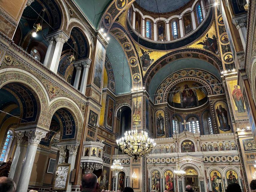 Athens Cathedral, Mama Ía blog