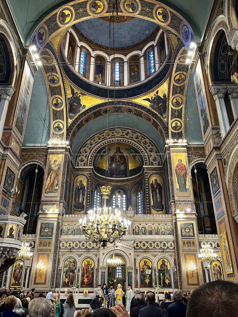 Athens Cathedral, Mama Ía blog