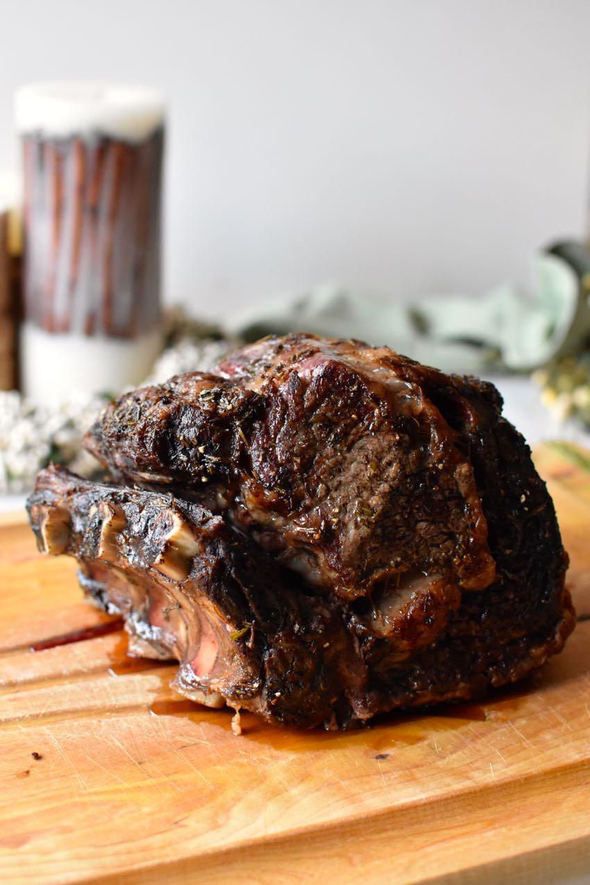 Standing beef rib roast, Mama Ía blog