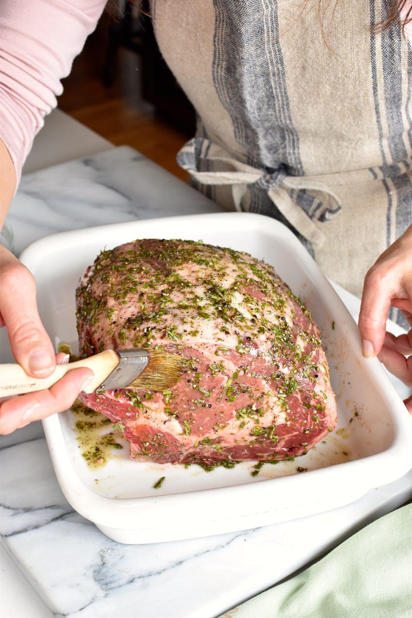Standing beef rib roast, Mama Ía blog