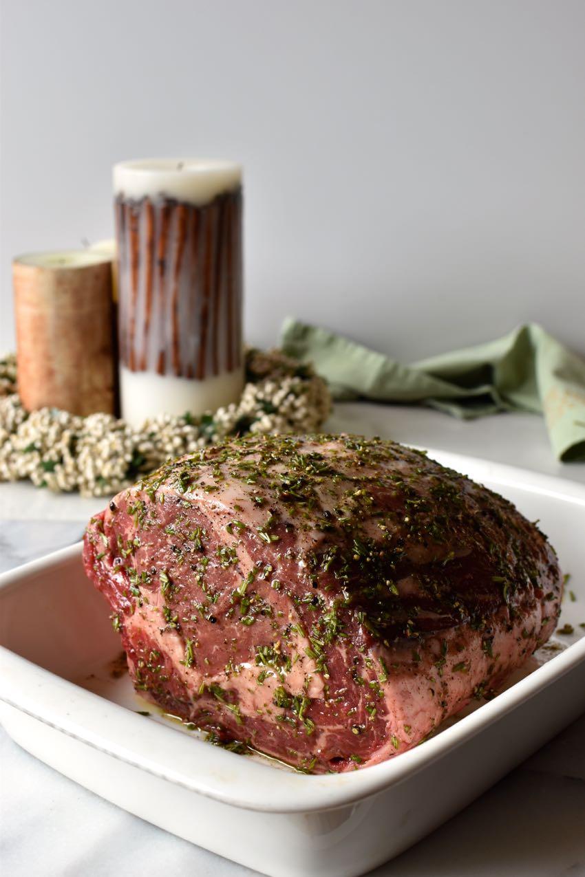 Standing beef rib roast, Mama Ía blog