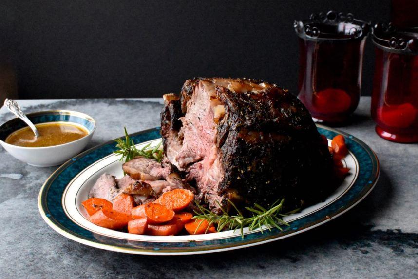 Standing beef rib roast, Mama Ía blog