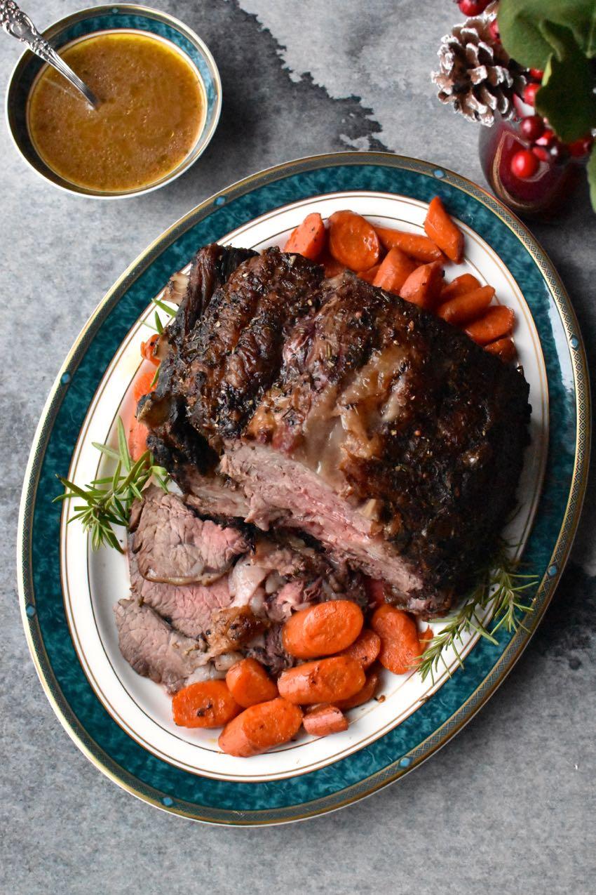 Standing beef rib roast, Mama Ía blog
