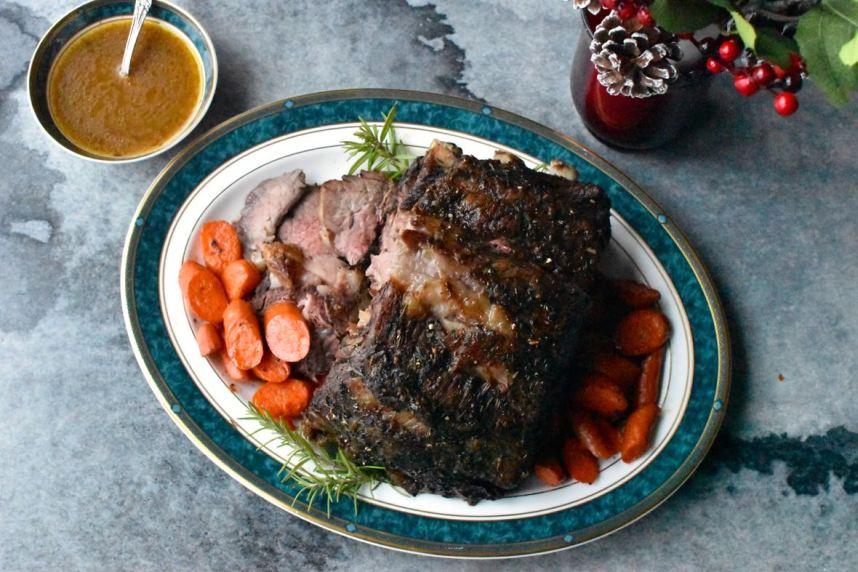 Standing beef rib roast, Mama Ía blog