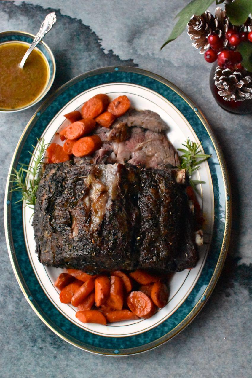 Standing beef rib roast, Mama Ía blog