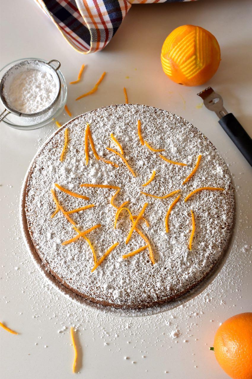 Orange and almond cake, Mama Ía blog