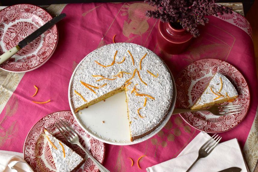 Orange and almond cake, Mama Ía blog