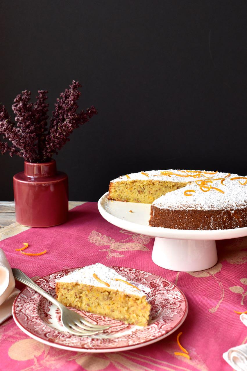 Orange and almond cake, Mama Ía blog