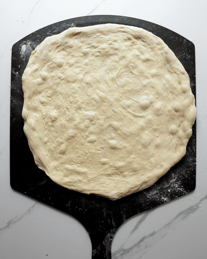 Overnight pizza dough