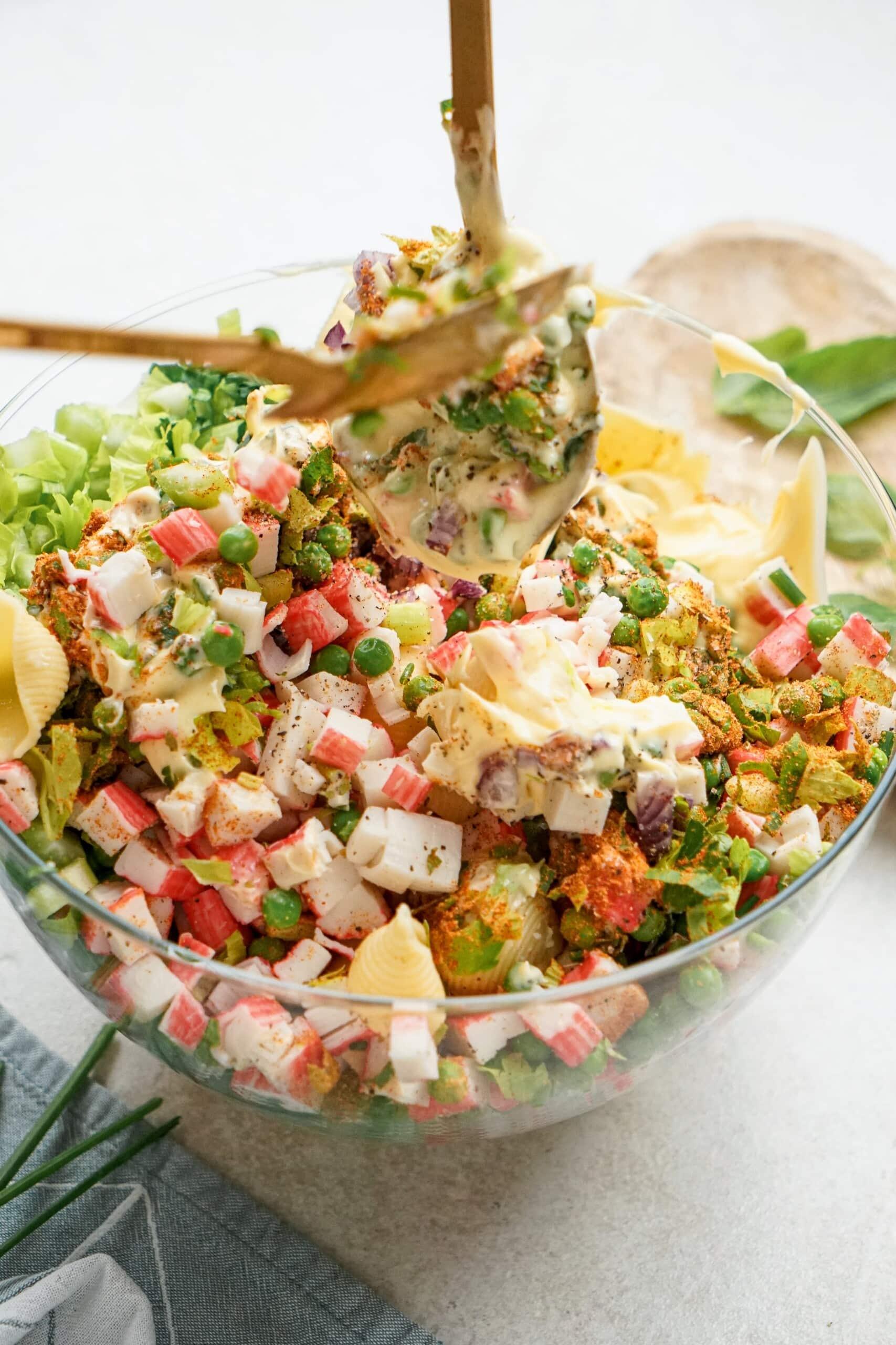 seafood pasta salad