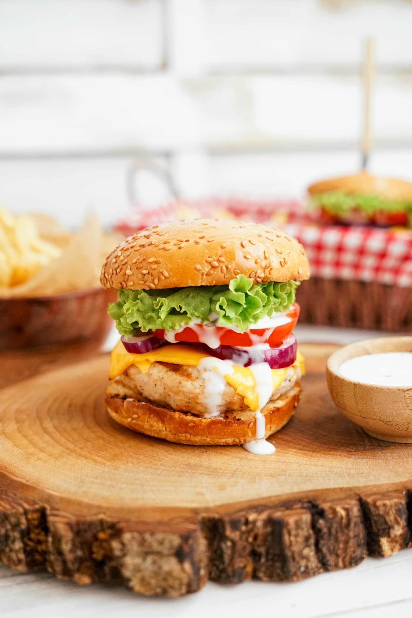 juicy turkey burger