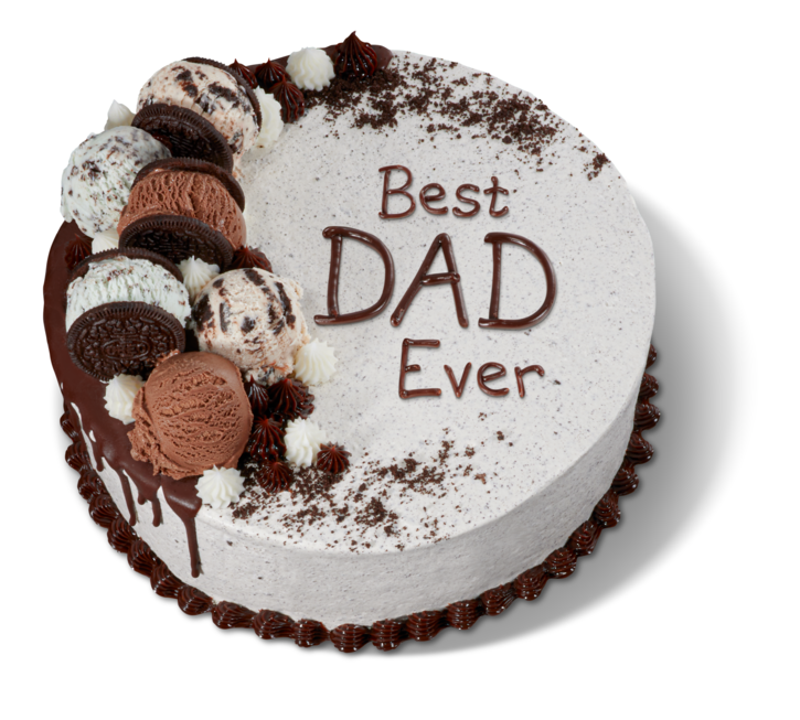 Digital PNG Presentation Size-OREOR Ice Cream Cookies Scoops Cake Best Dad Ever whole 1