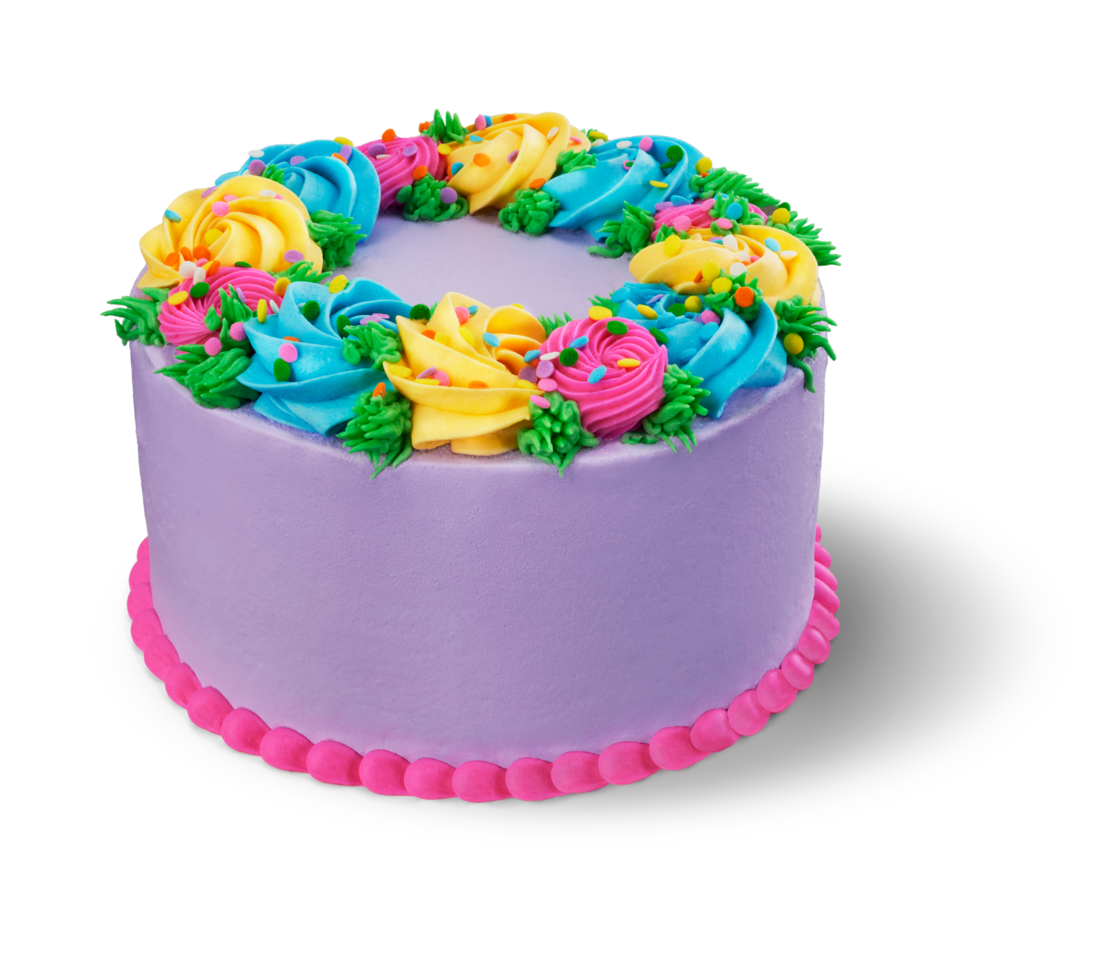 Digital PNG Presentation Size-Petal Pop Cake 1