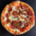pepperoni bacon pizza from chatham tap