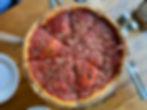 classic deep dish chicago style pizza