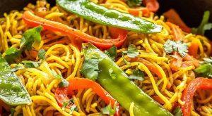 Vegetarian Singapore Noodles