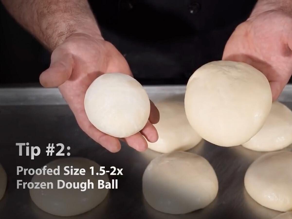 proofed pizza dough ball vs non proofed pizza dough balls