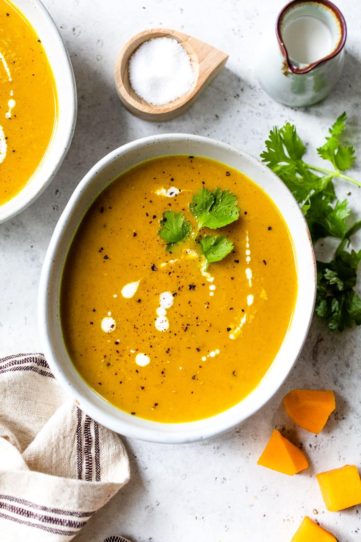 Coconut Curry Butternut Squash Soup
