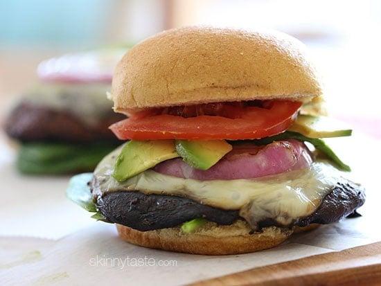 I set out to make a great tasting grilled portobello mushroom burger that even a meat lover would enjoy! The marinade adds so much flavor!